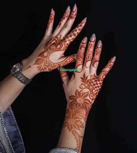 Image May Contain One Or More People And Closeup Latest Arabic Mehndi
