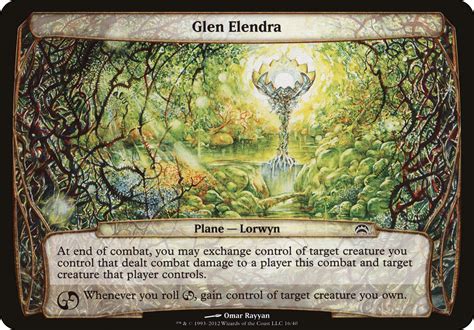 Indrik umbra lp planechase 2012 mtg magic cards gold rare. Plane - Planechase 2012 Edition - Glen Elendra | The gathering, Magic the gathering cards, Magic ...