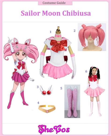 Kostüme Cosplay Sailor Moon Sailor Chibi Moon Chibi Usa Haarspange Hair
