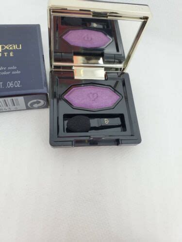 New In Box Cle De Peau Beaute Powder Eye Color Solo 203 Seductive Deep Purple 729238118430 Ebay