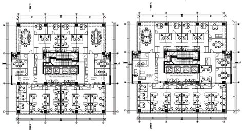 Cad Layout Plan Of Office Building Units Dwg Autocad File Cadbull Hot