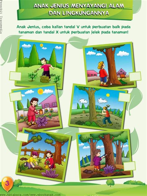Gambar gambar ini juga bisa digunakan sebagai alat bantu. Anak Jenius Menyayangi Alam dan Lingkungannya | Ebook Anak ...