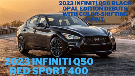 2023 Infiniti Q50 Black Opal Edition Debuts With Color Shifting Paint