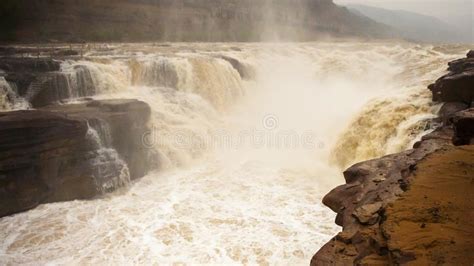 Hukou Waterfall Stock Photo Image Of Linyi Mouth Meters 146613364