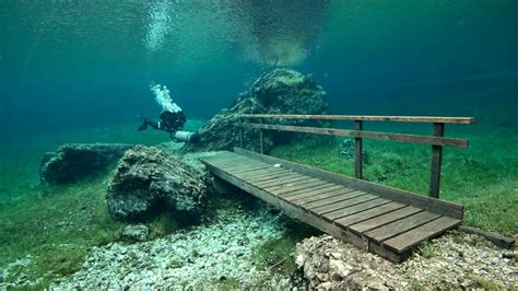Incredible Underwater Park In Austria Underwater Park Green Lake