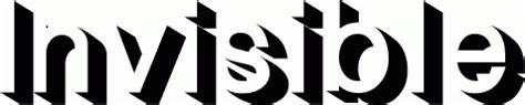 But it happens in the unicode character. Invisible free font download