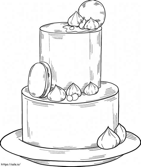 Bunk Cake coloring page