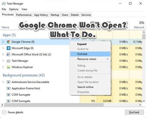 Why Chrome Won’t Open How To Fix [solved]