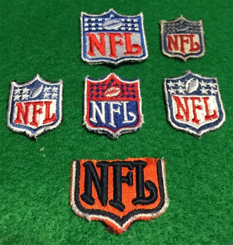 Lot Of 5 12 Embroidered Nfl Patches Etsy Embroidered Etsy Nfl