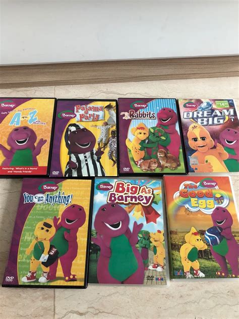 Barney Dvd 7 Disc Hobbies And Toys Books And Magazines Fiction And Non