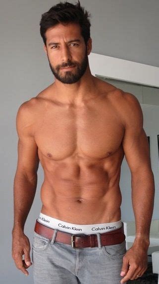 Beto Malfacini Male Model Mens Fashion Underwear Swimwear Muscle Beard Hunk Shirtless