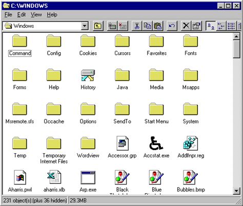 Windows 95 Folder Icon