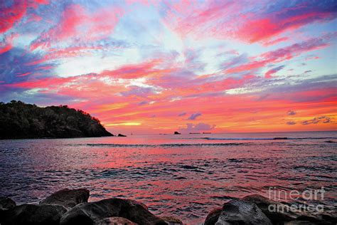 Caribbean Sunset Photograph By Anna Serebryanik Fine Art America