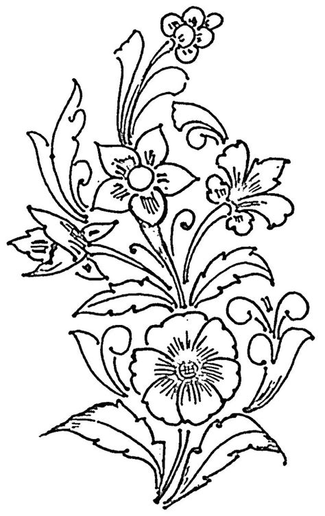 Simple Floral Designs For Drawing At Getdrawings Free Download