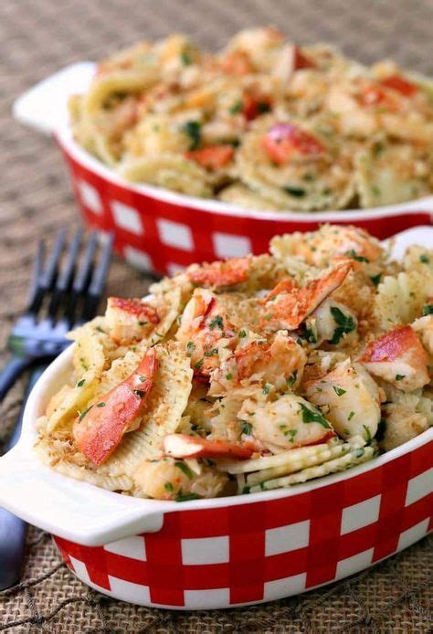 This Brown Butter Lobster Roll Pasta Is Tossed In A Brown Butter And