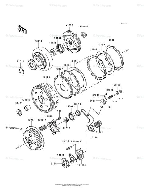 Kawasaki Atv Oem Parts Diagram For Clutch Partzilla Com