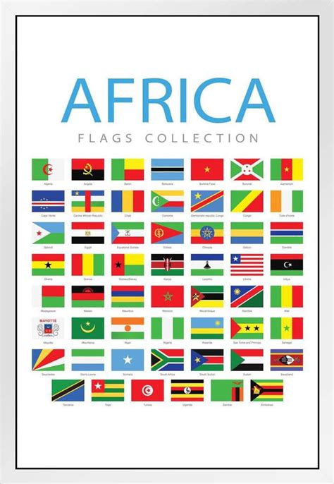 Africa Flags African Countries Country World Collection Educational
