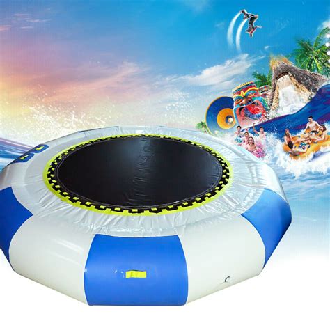 Premium Inflatable Floating Water Bouncer Trampoline 10 Zincera