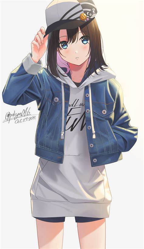 Hoodie Anime Girl Outfits Anime Wallpaper Hd