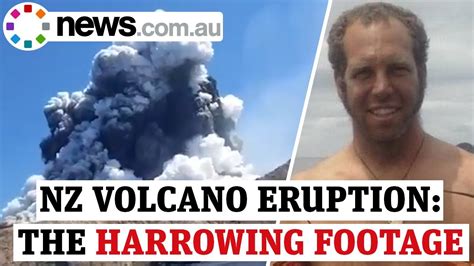 White Island Volcano Eruption Harrowing Footage From Survivors Youtube