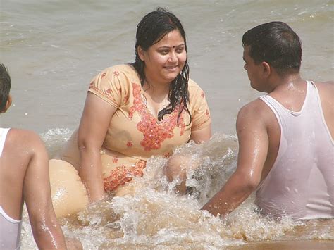 Sex Bbw Indian With Big Boobs At River Ganga Image