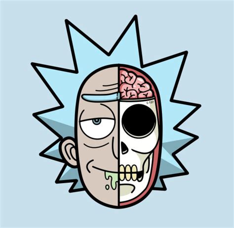 Rick And Morty X Dissected Art Illustration