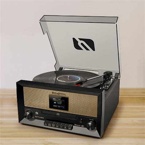 Système Chaîne Hifi Muse Mt 110dab Et Platine Vinyle Avec écran Tft