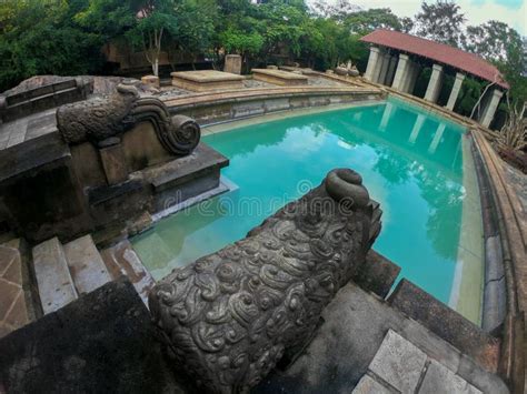 Ancient Swimming Pool Made By Stone Made As Kingdom Stock Photo Image
