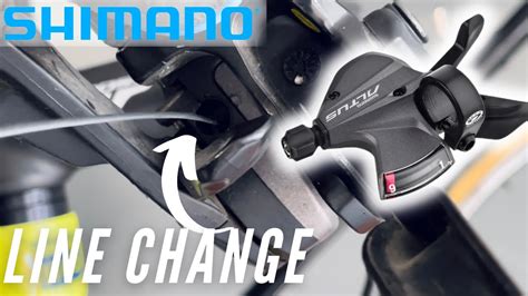How To Replace SHIMANO ALTUS SHIFT CABLE SERVICE YouTube