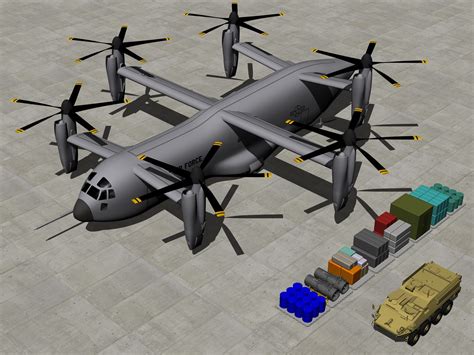 Oliver Vtol Announces Hexplane Heavy Lift Concept Military Helicopter