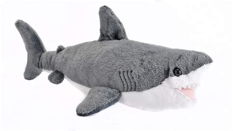 Great White Shark Plush Stuffed Animal Look Theres A Shark But Don