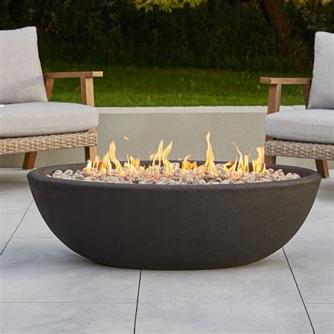 A natural gas fire pit will only provide heat and flames for your basic needs of comfort and for cooking. Riverside Oval Propane Fire Bowl in 2020 | Natural gas ...