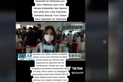 Viral Turis Taiwan Dipalak Bea Cukai Bandara Bali Sebesar Juta