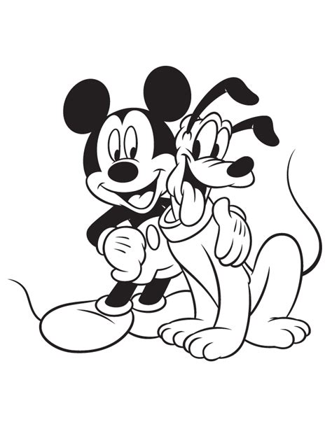 Mickey Mouse Coloring Pages Fortacool Dibujos Mickey Mickey Mouse