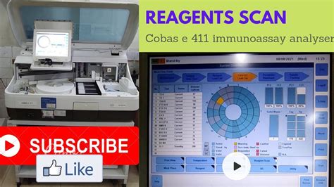 Reagents Scan Process In Cobas E 411 Immunoassay Analyser YouTube