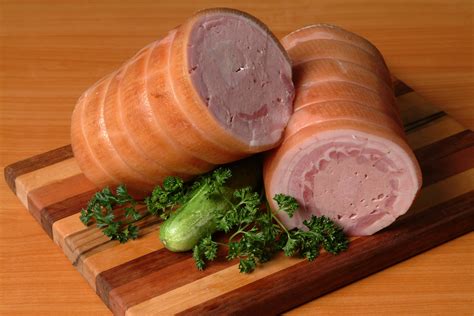 Wrapped Canadian Bacon Chicago Style Polish Sausage Deli Meats