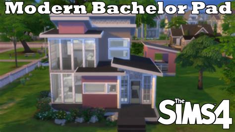 If you don't feel you have the right lighting to go that dark, consider an accent wall color. The Sims 4: Modern Bachelor Pad Collab w/ Megasimmer - YouTube