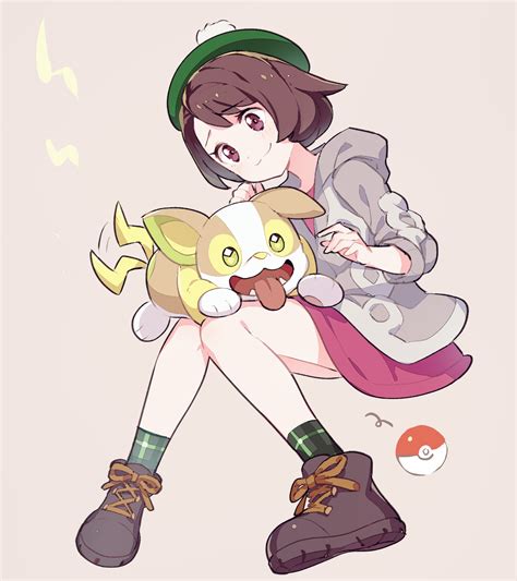 Gloria And Yamper Pokemon And 2 More Drawn By Kurochiroko Danbooru