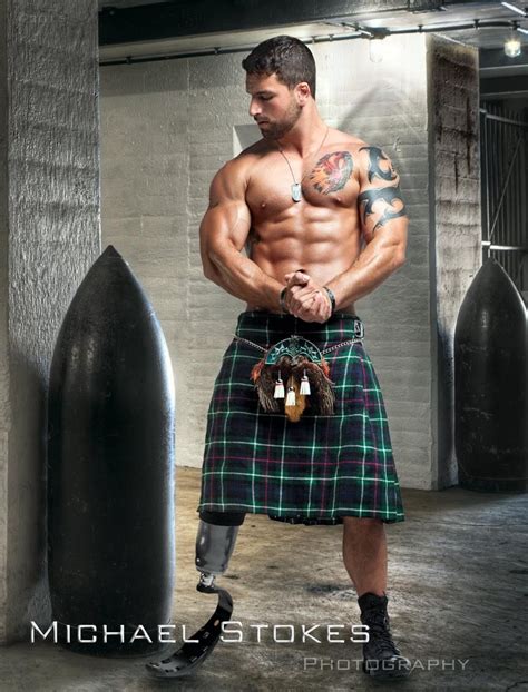 Wounded Veterans Bare All In Photographer S Bold New Book Kilts Michael Stokes Photography