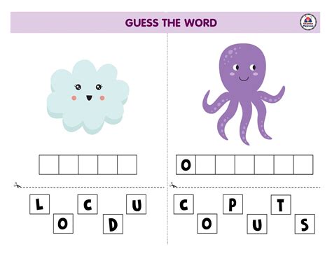Guess The Word Game For Kids
