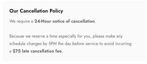 How To Create A Cancellation Policy Templates Examples Jobber