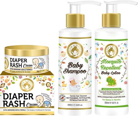 Buy Mom World Baby Care Combo Diaper Rash Cream Baby Wash