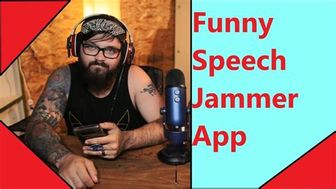 Speech jammer slightly reduces the rate at which you hear your voice, making it very difficult (or impossible) to talk. Funny Speech Jammer App - YouTube