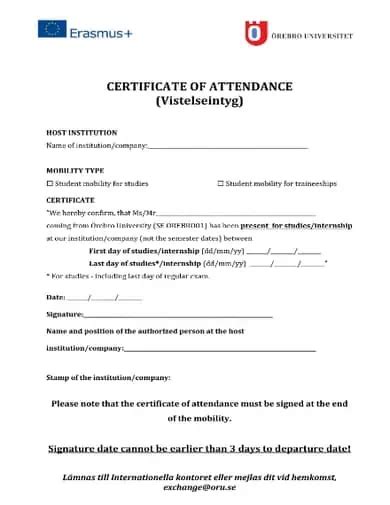 Certificate Of Attendance Template Microsoft Word Hq Template Documents