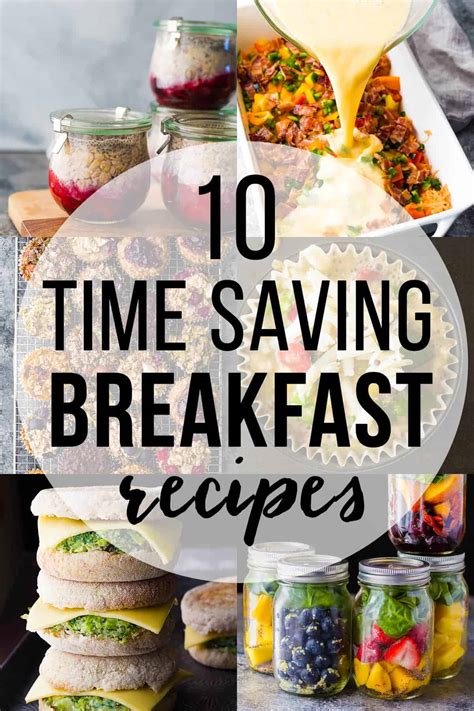 Time Saving Healthy Breakfast Recipes ...