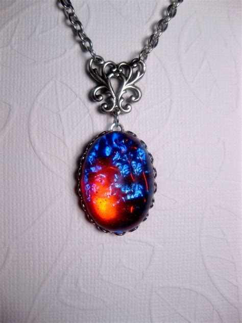 Mexican Fire Opal Necklace Dragons Breath Jewelry Game Of Thrones Harry