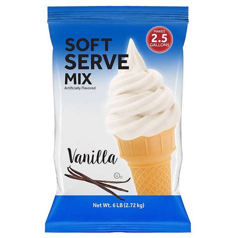 vanilla soft serve mix 6 pound