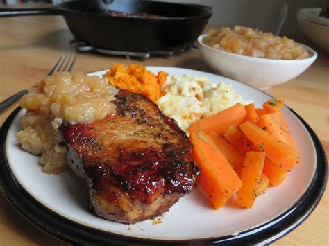 pork chops with oven roasted applesauce secret home made