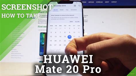 Huawei Mate 20 Pro How To Take Screenshot Capture Screen Youtube