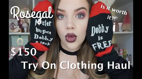 Rosegal Try On Clothing Haul And Review Youtube